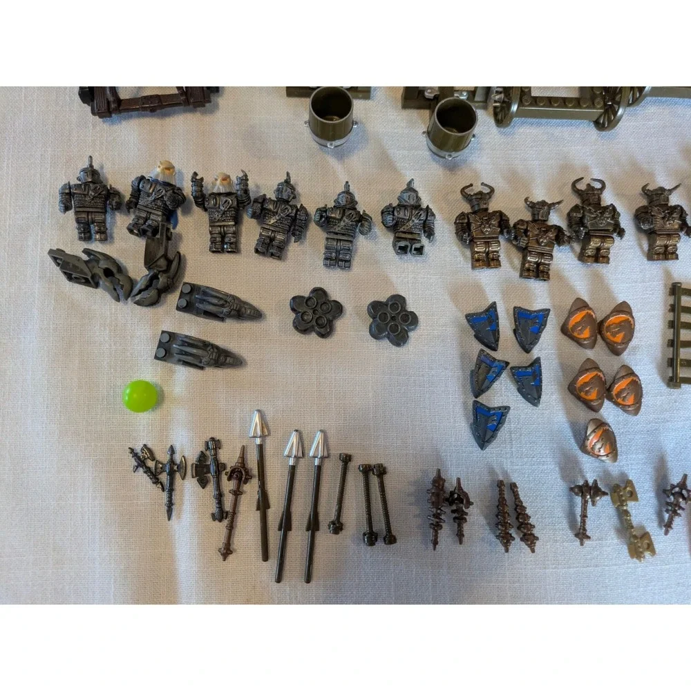 Mega Bloks Dragons‎ Krystal Wars Castle Parts Figures AccessorsLot Terrain 9883